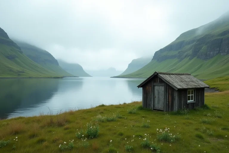 Paysage naturel préservé en Scandinavie illustrant les régions les moins touchées par le réchauffement climatique
